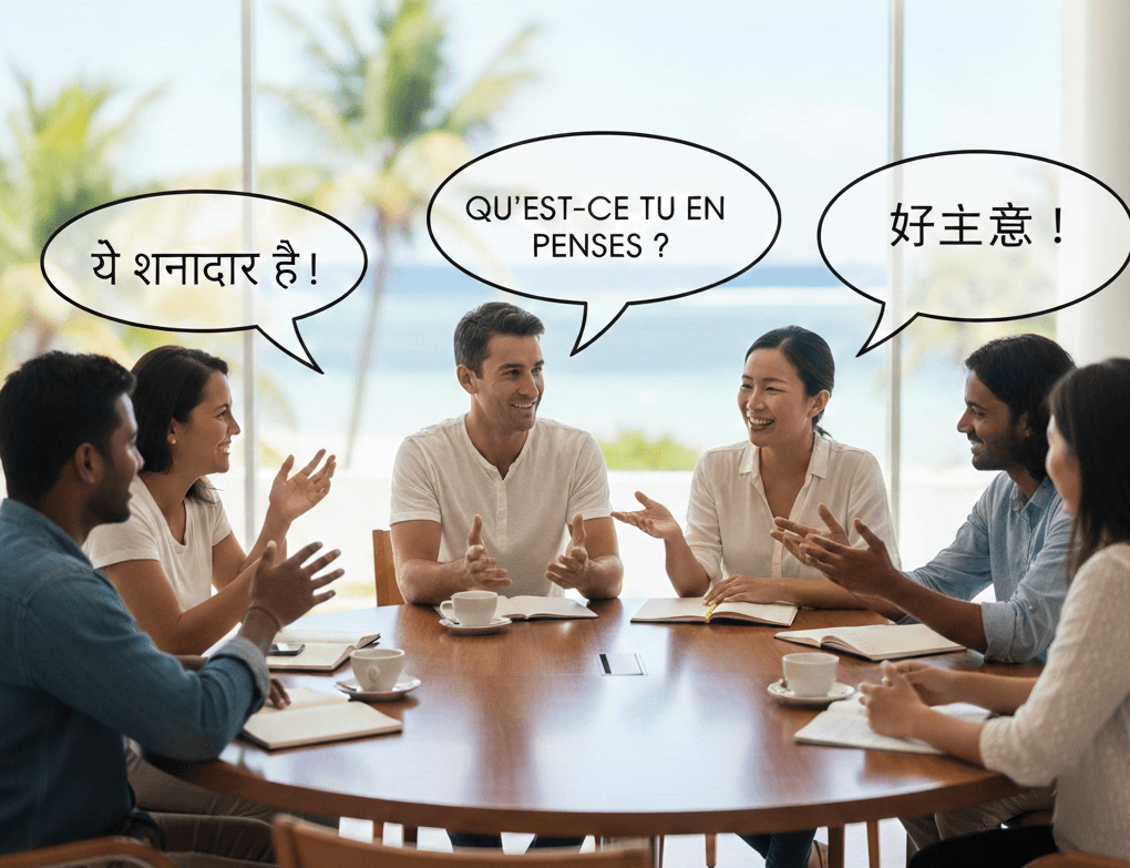Your international teams switch languages in meetings: who transcribes all that?